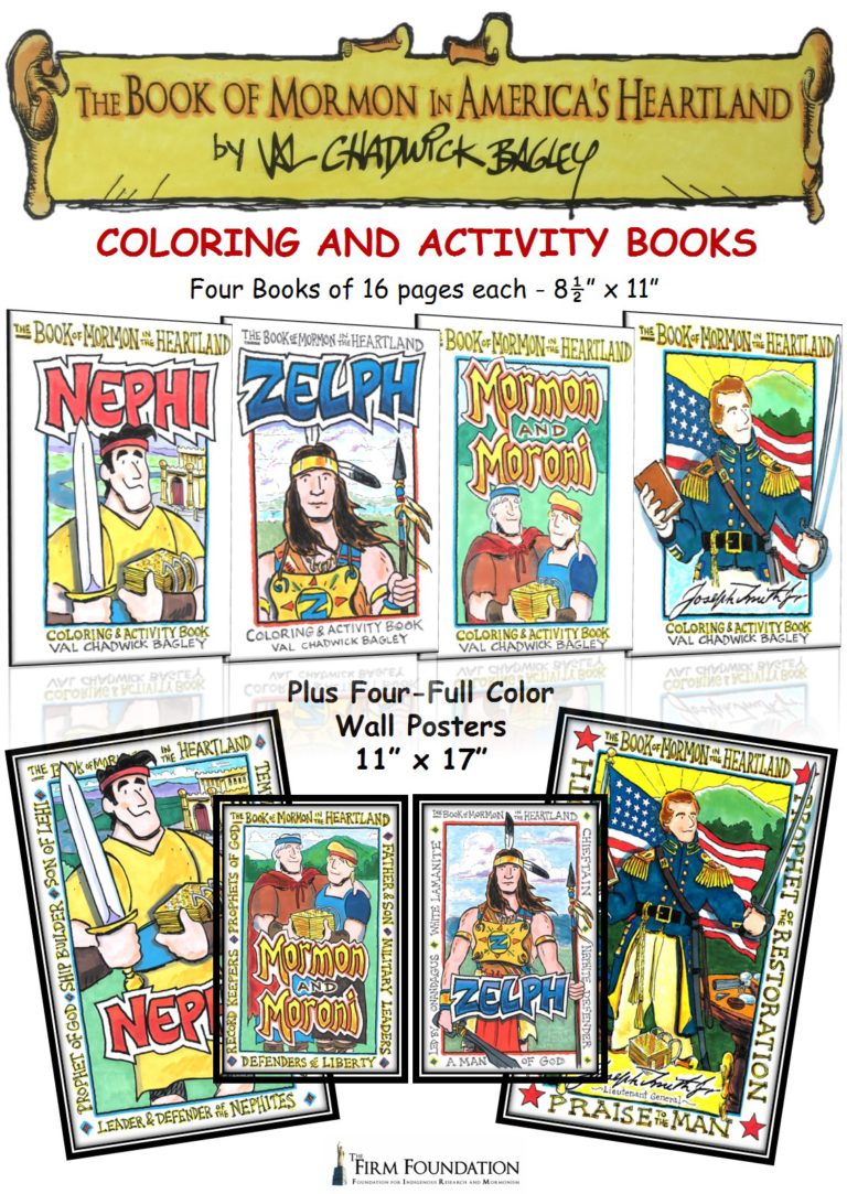 The Book of Mormon in America’s Heartland Coloring & Activity Books