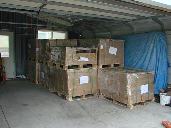 Pallets of 6th printing books