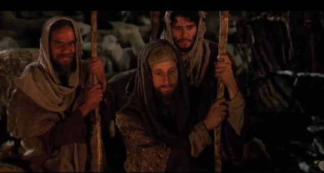 Shepherds at Nativity