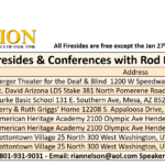 Jan and Feb Schedule 2018 private events