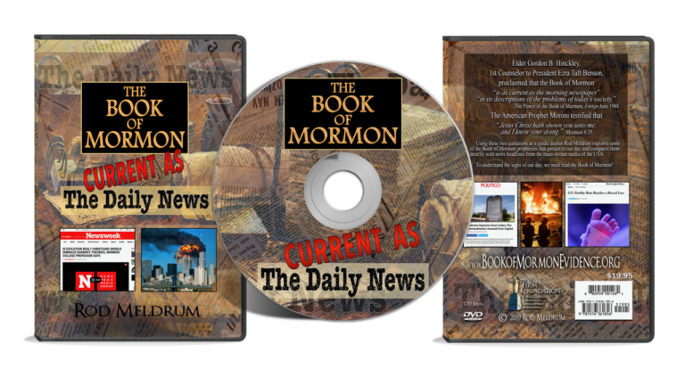 The Book of Mormon Current as the Daily News – New 2 Hr. DVD