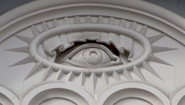 Five-Fingered Hand Hamsa Amulet and the All Searching Eye