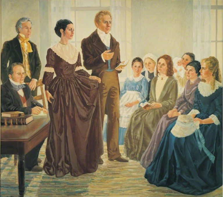 Emma Smith & Mary Whitmer Witnesses to the Gold Plates