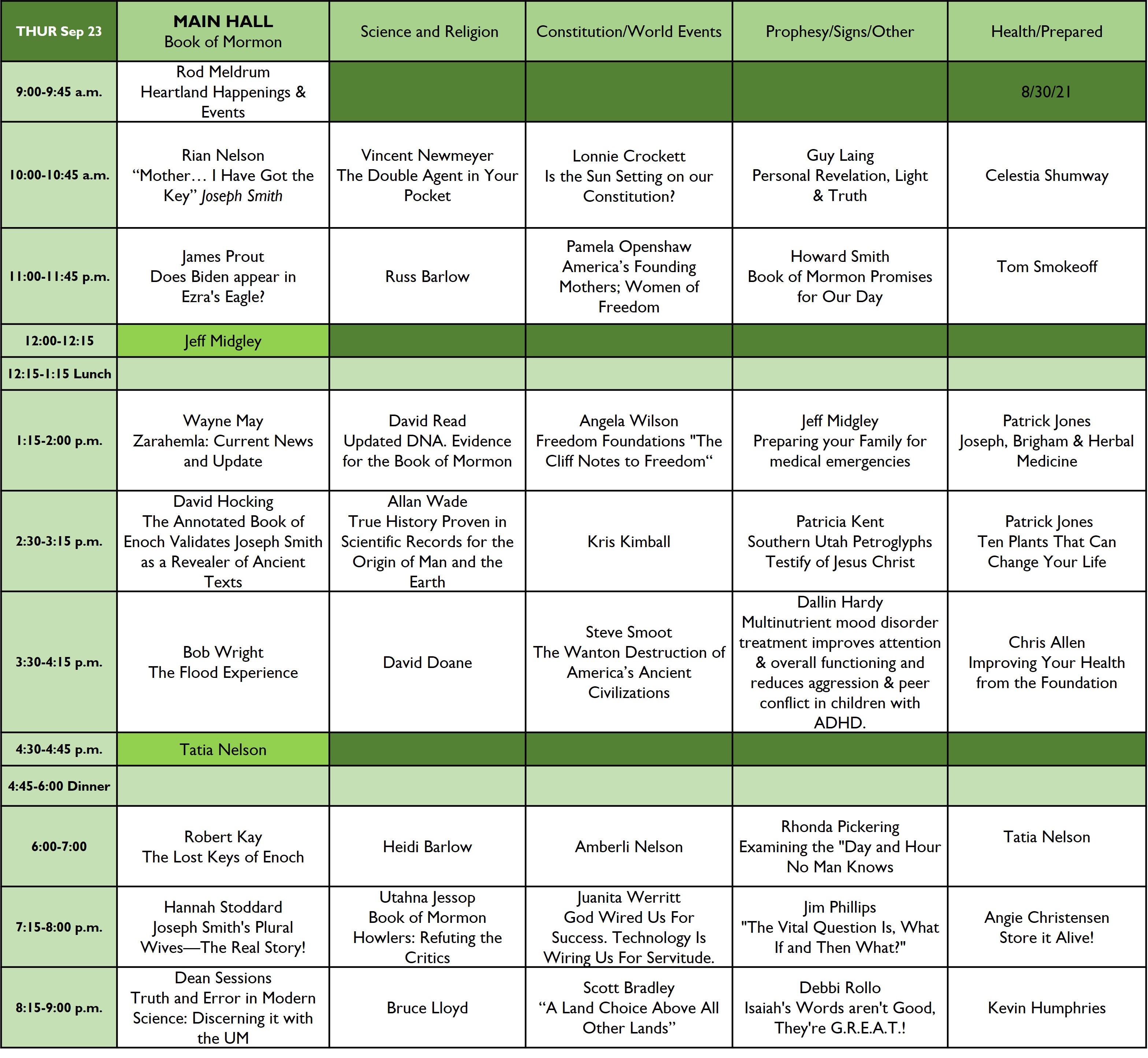 000 Thurs speaking times 8