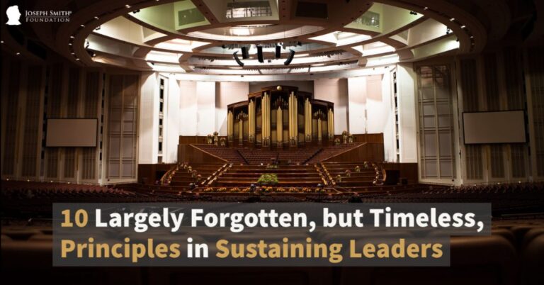 10 Largely Forgotten, but Timeless Principles, in Sustaining Leaders