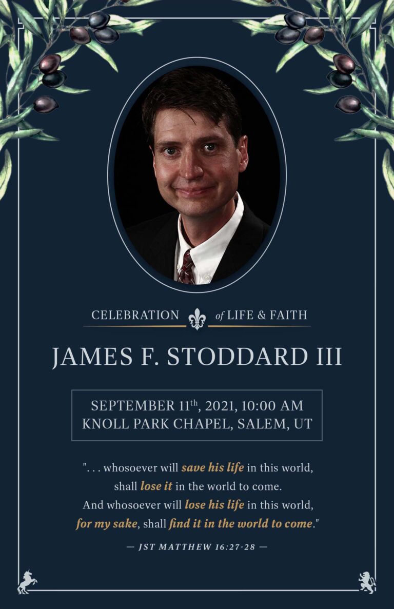 James F. Stoddard III- We Love Him!