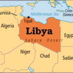 hebrew Libya-map