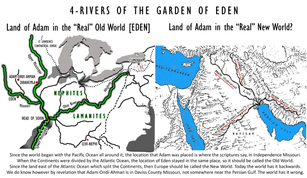 4 Rivers Of Eden Are The Rivers Of The Nephites Book Of Mormon Evidence   Eden 1024x595 