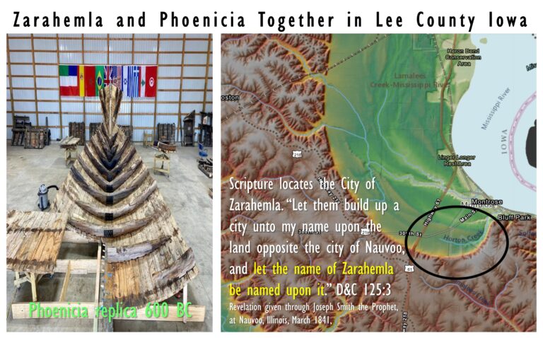 Zarahemla and Phoenicia Together in Lee County, Iowa