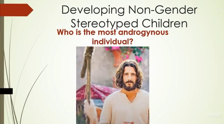 Genderless Jesus Class at BYU-Sad!
