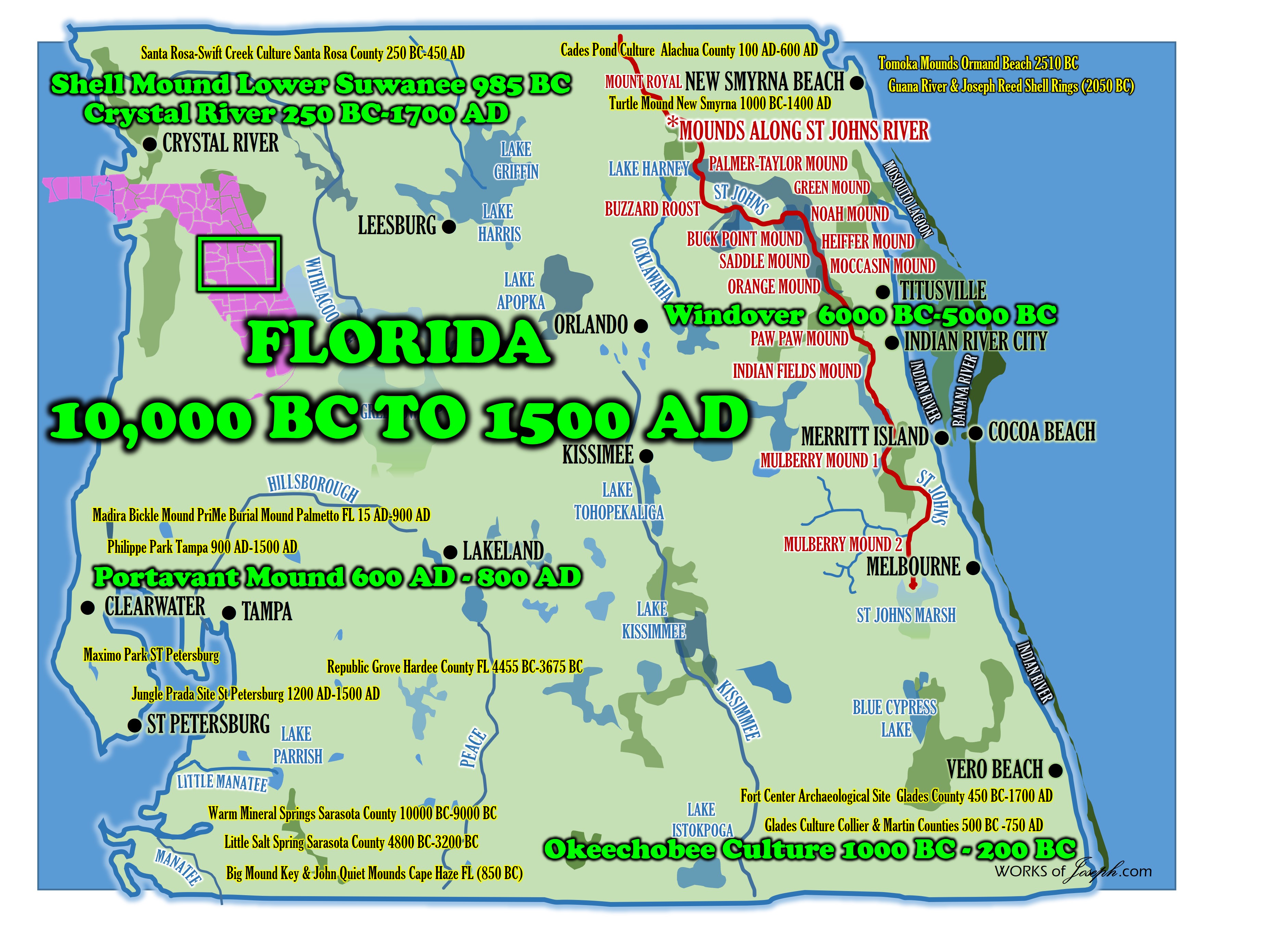 maps central florida