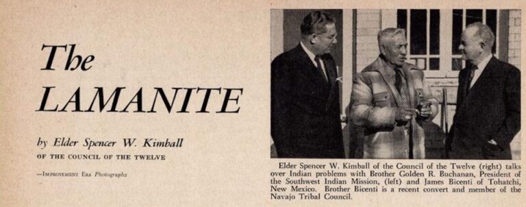 The Lamanite by President Kimball