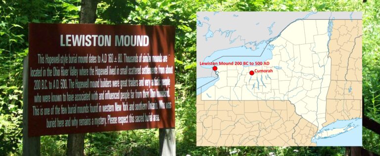 Lewiston, NY Mound 200 BC to 500 AD