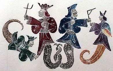 Chinese Mythology: Compass & Square