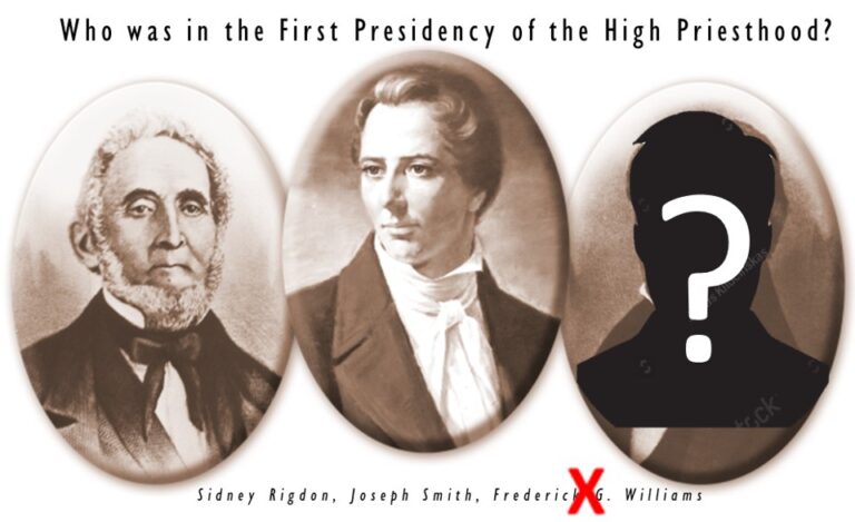 Who was in the First Presidency of the High Priesthood?
